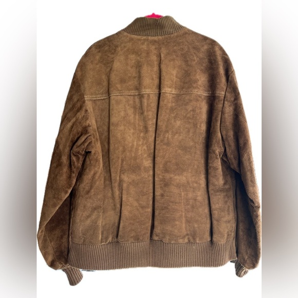 *Winter Clearance* Vintage 70s Zero King Leather Suede Brown  Button Up Jacket - Picture 2 of 7